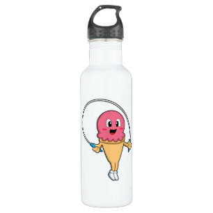 Ice cream at Fitness with Rope 710 Ml Water Bottle