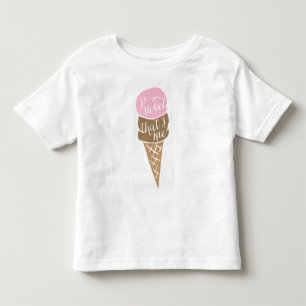 Ice cream Baby Girl Ruffle shirt