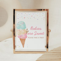 Ice Cream Baby Shower Babies are Sweet