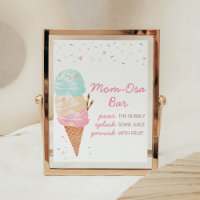 Ice Cream Baby Shower Mum Osa Bar