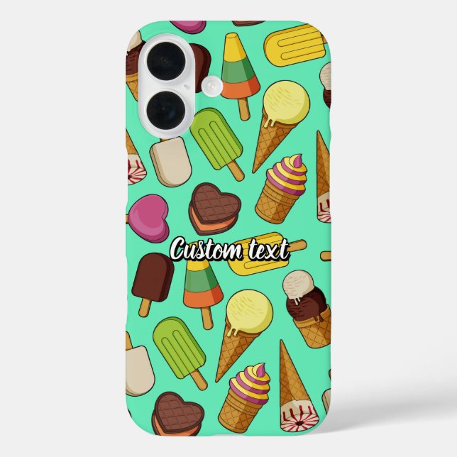 Ice Cream Background Case-Mate iPhone Case (Back)
