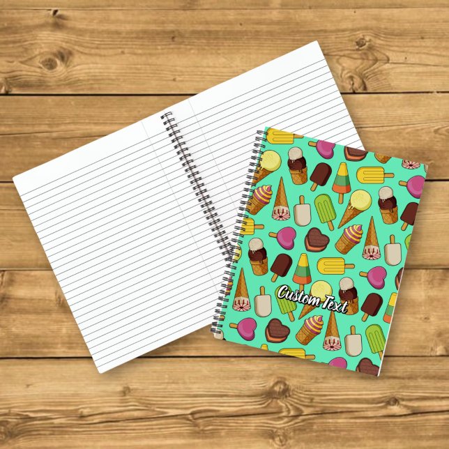 Ice Cream Background Notebook (Creator Uploaded)