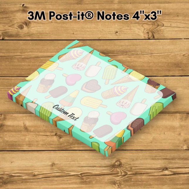 Ice Cream Background Post-it Notes (Creator Uploaded)