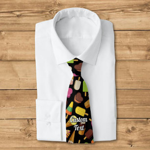 Ice Cream Background Tie