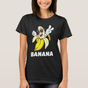 Ice Cream - Banana - Vegetarian - Cute - Gymnast - T-Shirt