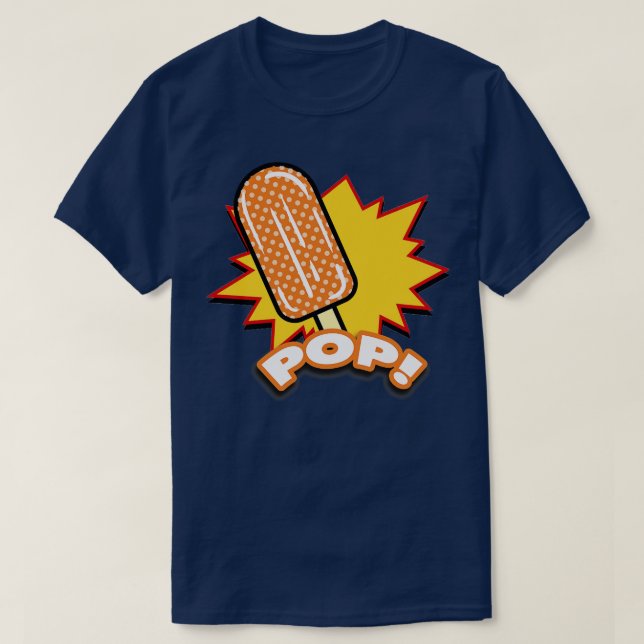 Ice Cream Bar Art T-Shirt (Design Front)