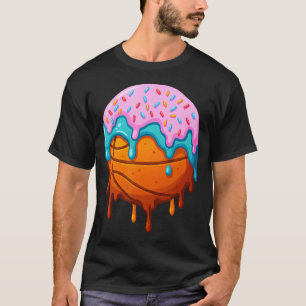 Ice Cream Basketball - Basketball Player Fan Coach T-Shirt