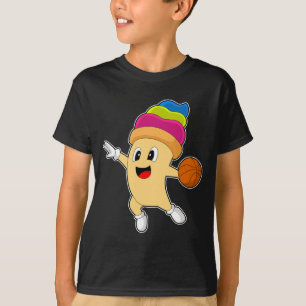 Ice cream Basketball player Basketball T-Shirt