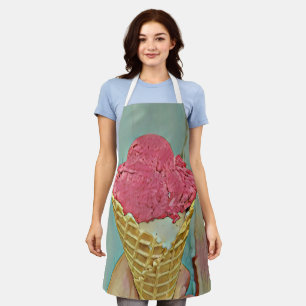 Ice cream birthday gift apron