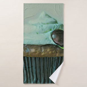 Ice cream birthday gift bath towel set