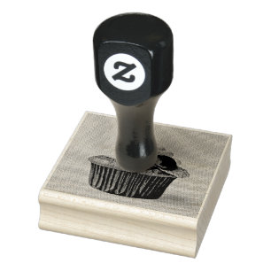 Ice cream birthday gift rubber stamp