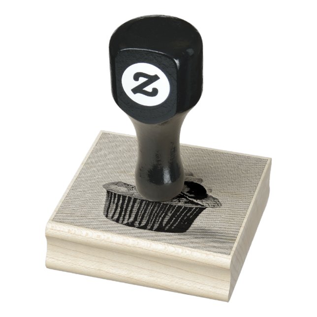 Ice cream birthday gift rubber stamp (Stamp)