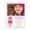 Ice Cream Birthday Invitation with Photo