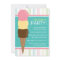 Ice Cream Birthday Party Invitation