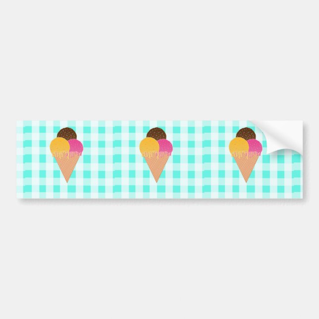 Ice-cream Bumper Sticker (Front)