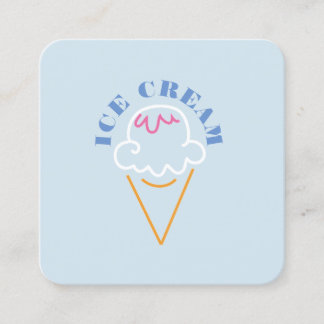 Ice cream business card
