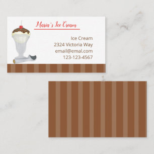 Ice Cream  Business Card