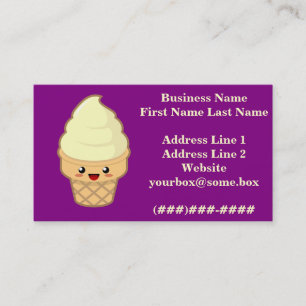 Ice Cream Business Card