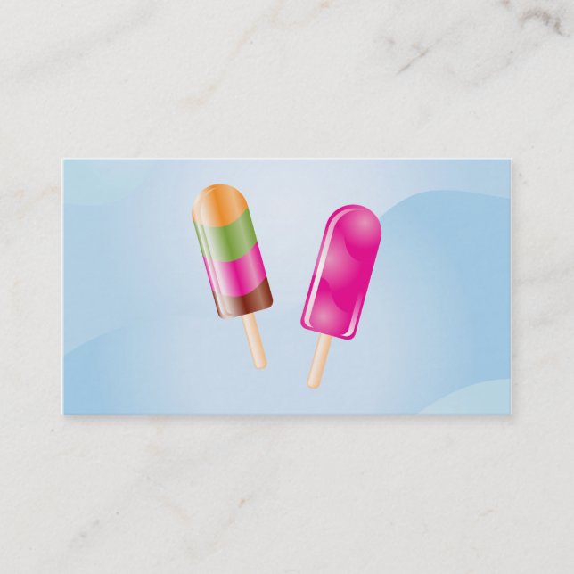 Ice cream business card (Front)