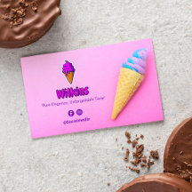 Ice Cream Business | Pink Cute Barcode