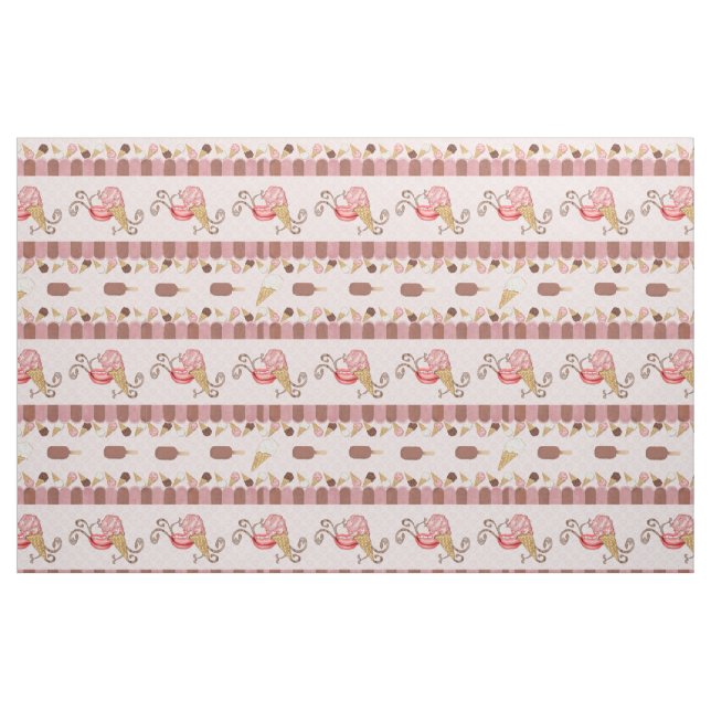 Ice Cream Cafe Fabric (Yard)