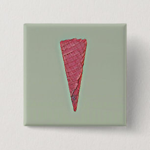 Ice cream cake 15 cm square badge