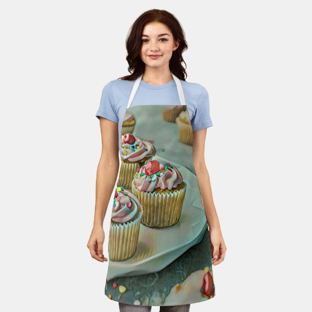Ice cream cake apron (Worn)