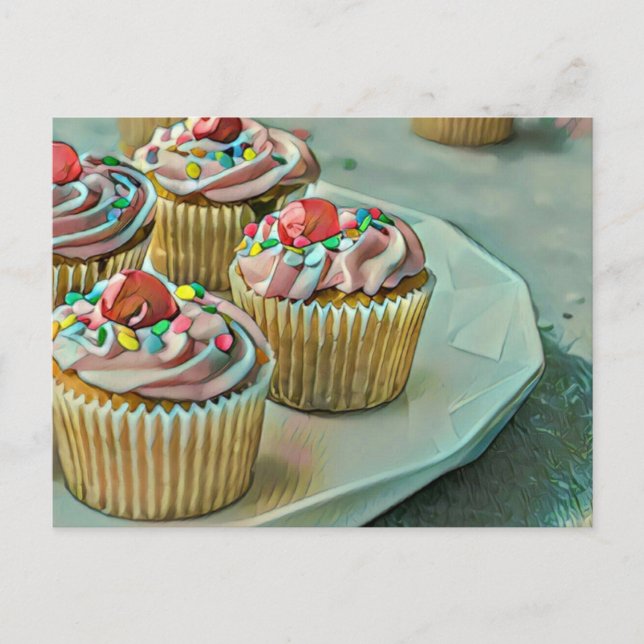 Ice cream cake postcard (Front)