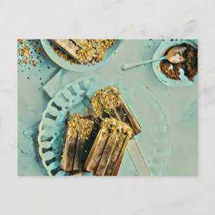 Ice cream cake postcard