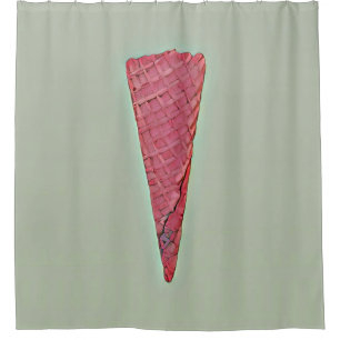 Ice cream cake shower curtain