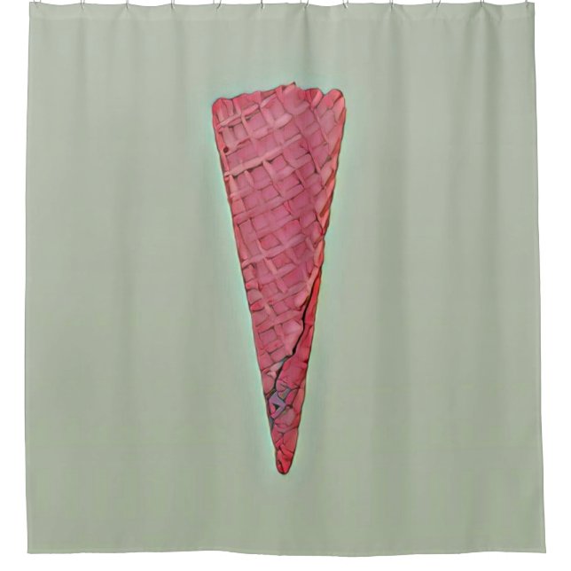 Ice cream cake shower curtain (Front)