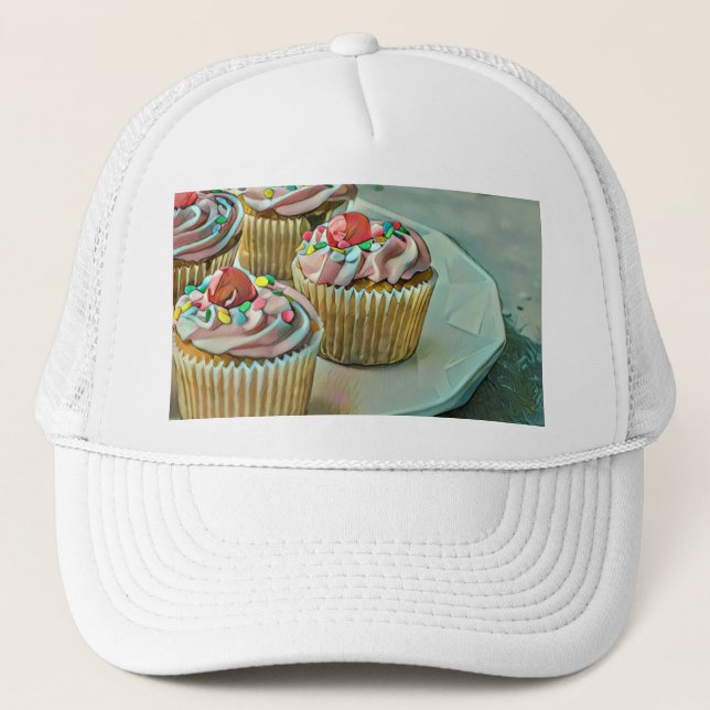 Ice cream cake trucker hat (Front)
