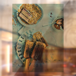 Ice cream cake window cling