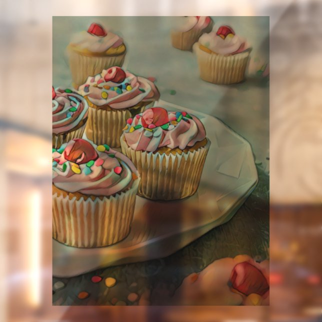 Ice cream cake window cling (Sheet 2)