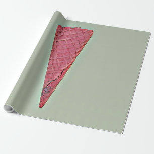Ice cream cake wrapping paper