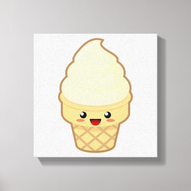 Ice Cream Canvas Print (Front)