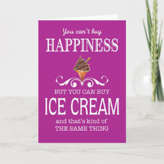 Ice Cream Card