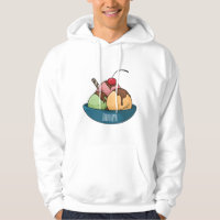 Ice cream cartoon illustration 