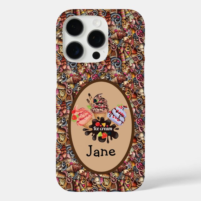Ice Cream Case-Mate iPhone Case (Back)