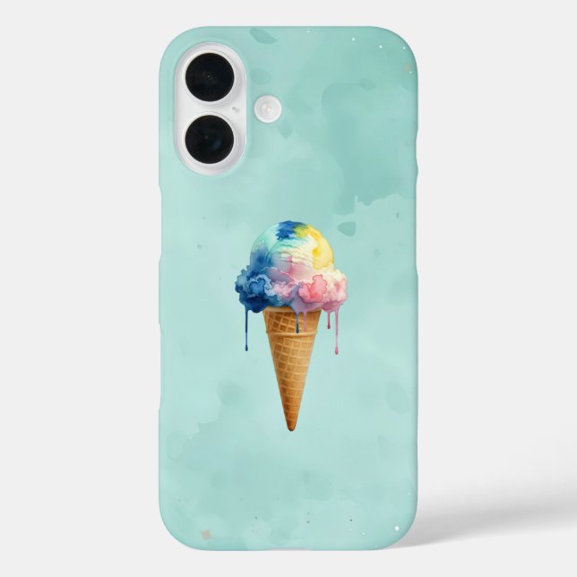Ice Cream Case-Mate iPhone Case (Back)