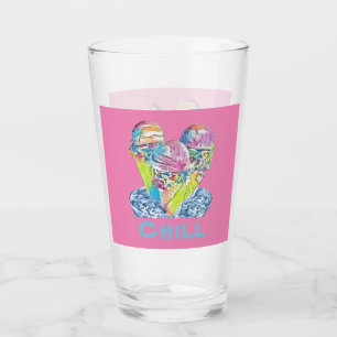 Ice Cream chill Glass