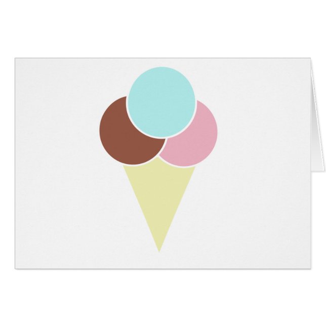 Ice Cream Cone (Front Horizontal)