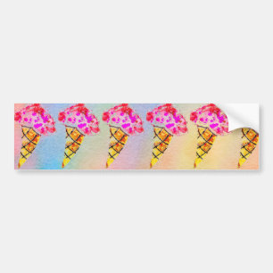 Ice Cream Cone Bumper Sticker