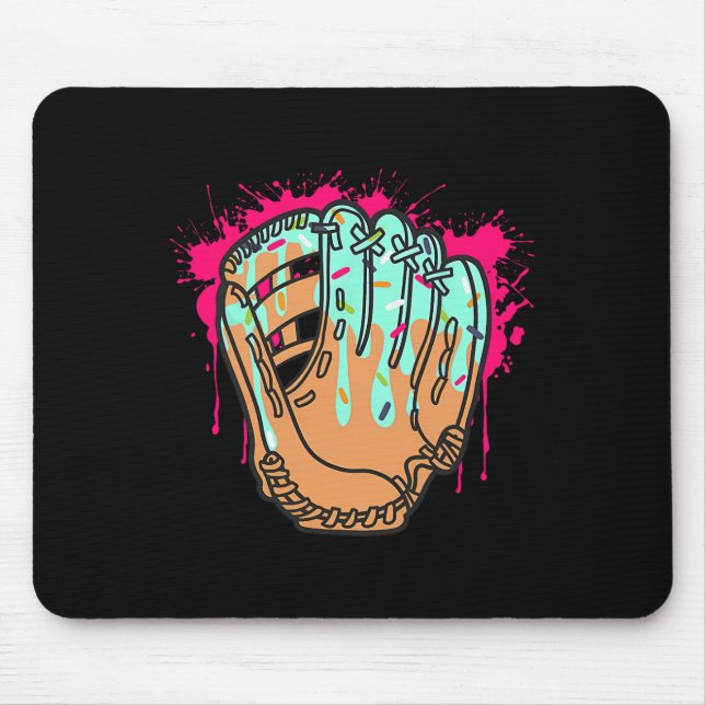 Ice Cream Cone Bysebyll Glove Drip  Mouse Mat (Front)