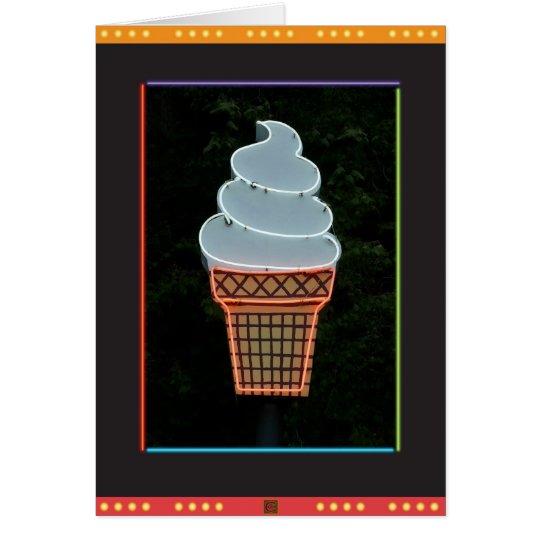 Ice Cream Cone-Card Card