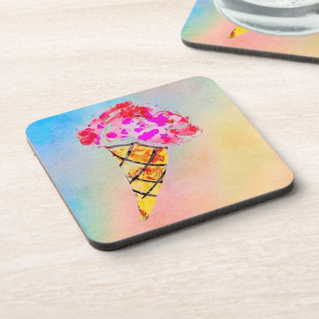 Ice Cream Cone Coaster (Left Side)