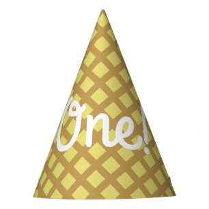 Ice Cream Cone Cute 1st Birthday Party Hats