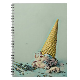 Ice cream cone for ice cream lover notebook