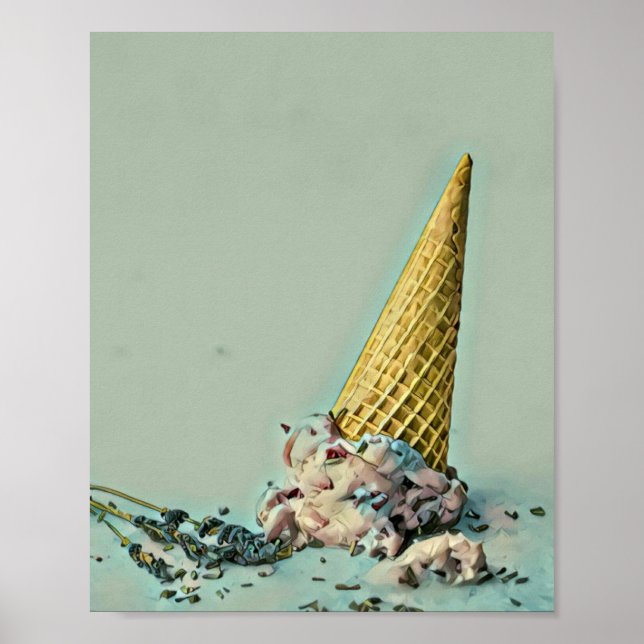 Ice cream cone|for ice cream lover poster (Front)