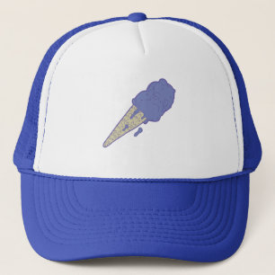 Ice cream cone hat. trucker hat
